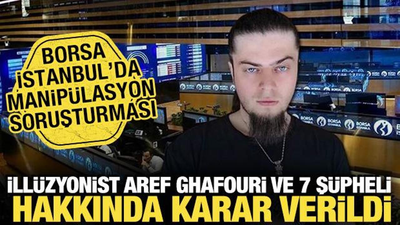 Borsada manipülasyon operasyonu: Aref Ghafouri dahil 8 kişi hakkında yeni gelişme