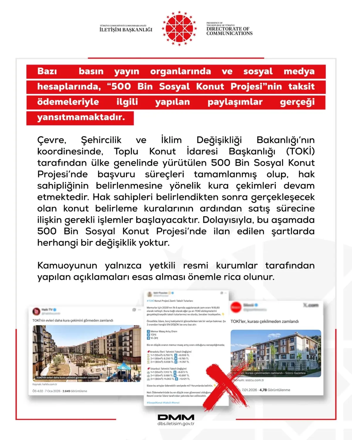 Sosyal Konut Projesi Açıklaması